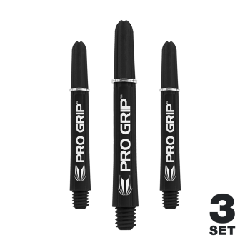 Target Pro Grip Shafts - 3 Sets - Schwarz Short 34mm